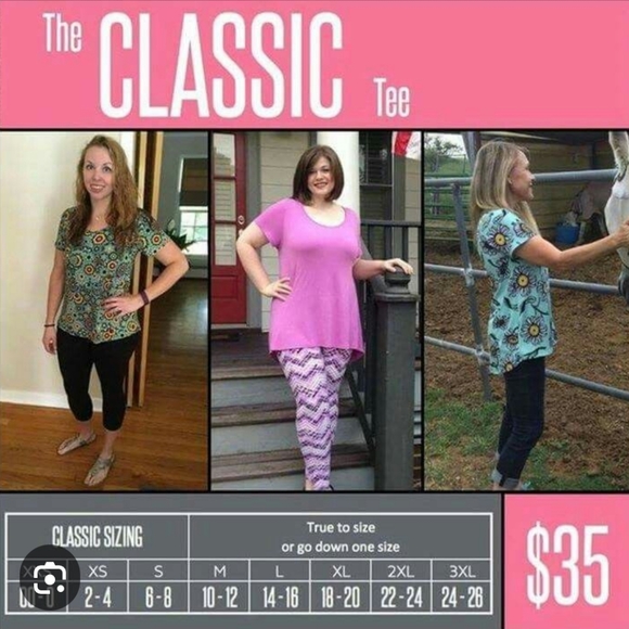 Lularoe classic tee top - Picture 4 of 4